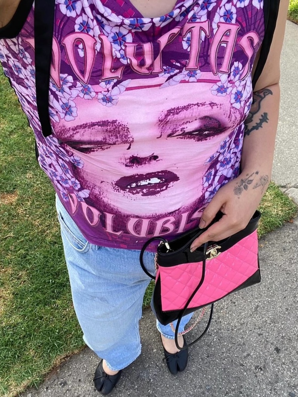Vintage dolce and Gabbana Voluptas Graphic Tank Top